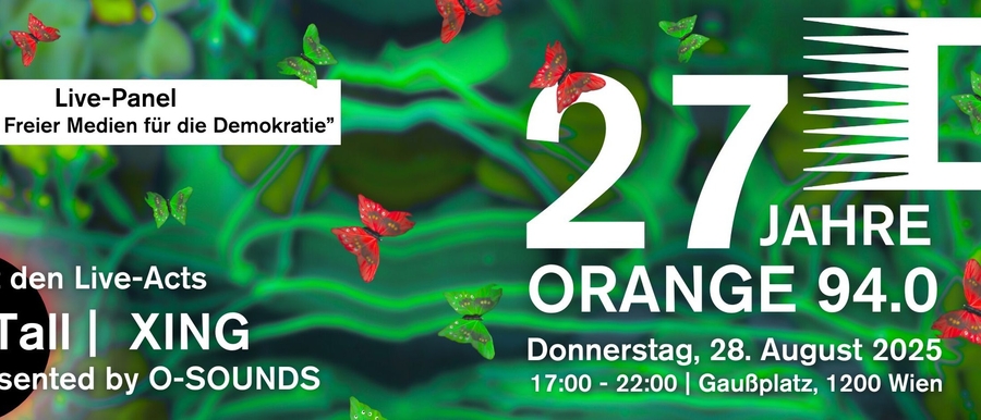 Foto zum Beitrag ' 27 Jahre ORANGE 94.0 — Wir feiern auf der Straße!'